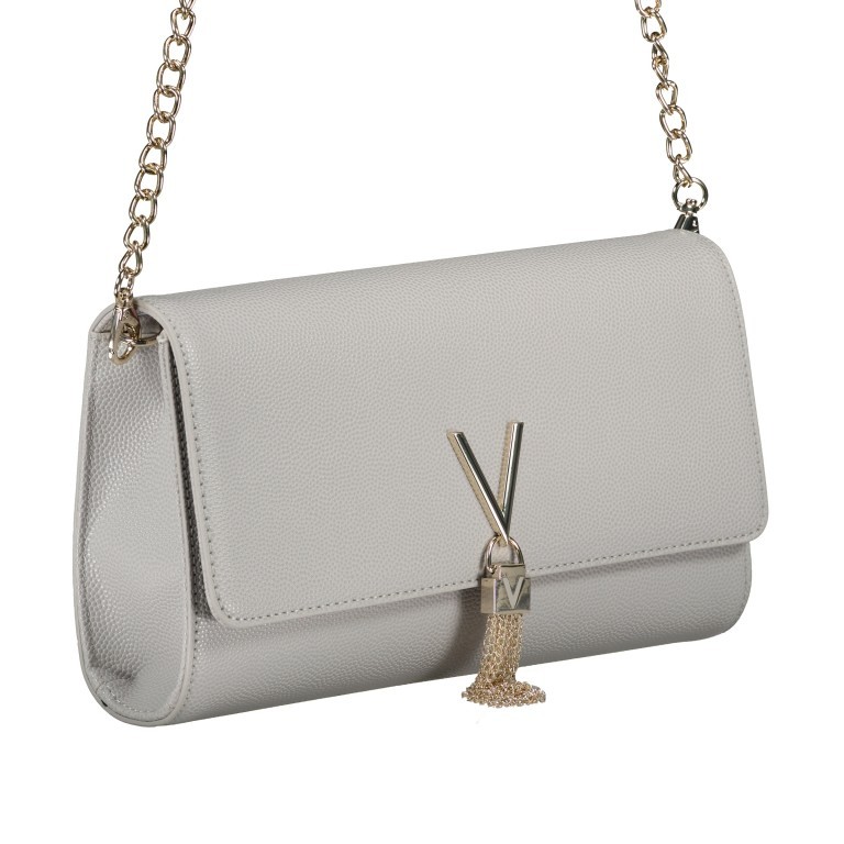 Umhängetasche Divina Ghiaccio, Farbe: grau, Marke: Valentino Bags, EAN: 8052790711859, Abmessungen in cm: 27x16x6, Bild 2 von 6