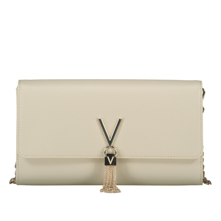 Umhängetasche Divina Ecru, Farbe: beige, Marke: Valentino Bags, EAN: 8058043606804, Abmessungen in cm: 27x16x6, Bild 1 von 6