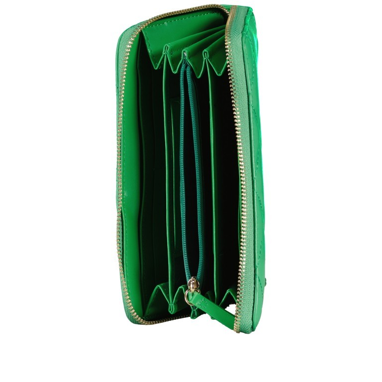 Geldbörse Ocarina Verde, Farbe: grün/oliv, Marke: Valentino Bags, EAN: 8058043890579, Abmessungen in cm: 19x10x2, Bild 4 von 4