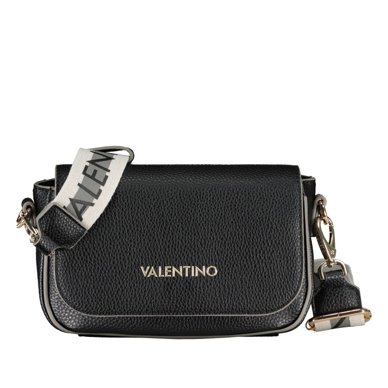 Umhängetasche Swim Relove Recycle Nero, Farbe: schwarz, Marke: Valentino Bags, EAN: 8058043878485, Abmessungen in cm: 21.5x12.5x5.5, Bild 1 von 6