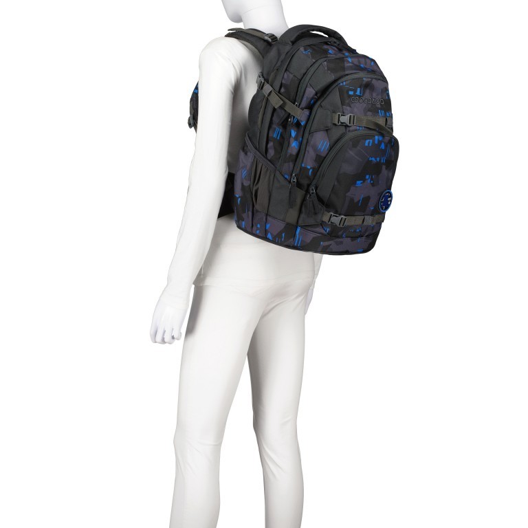 Rucksack Mate Blue Craft, Farbe: blau/petrol, Marke: Coocazoo, EAN: 4047443474285, Abmessungen in cm: 30x44x23, Bild 3 von 11