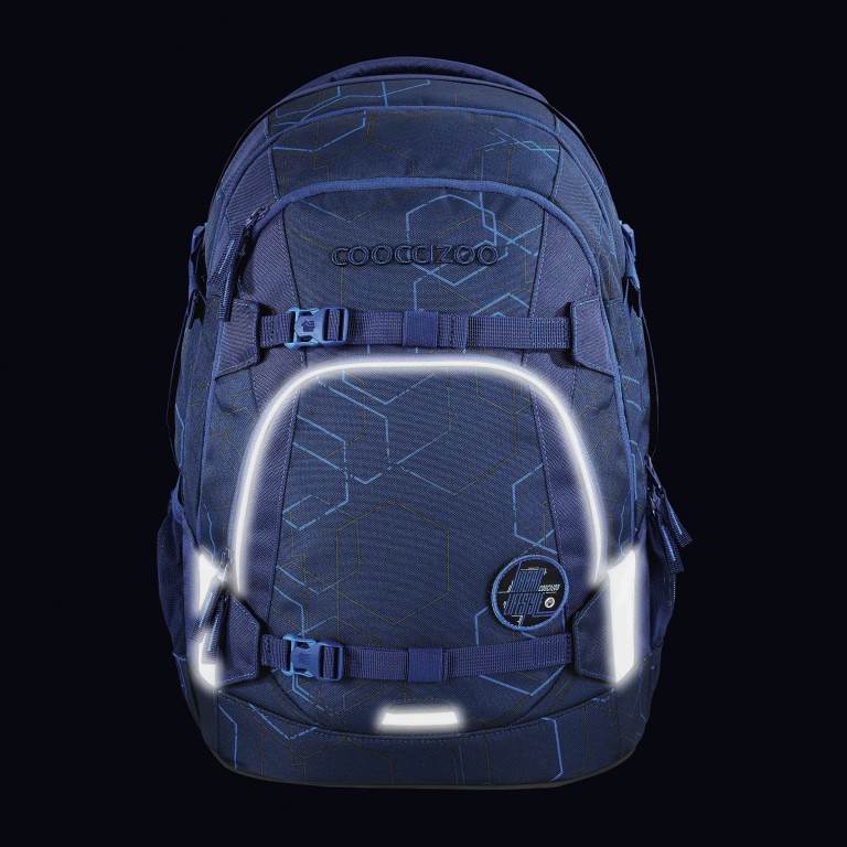 Rucksack Mate 30 Liter Blue Motion, Farbe: blau/petrol, Marke: Coocazoo, EAN: 4047443468901, Abmessungen in cm: 30x44x23, Bild 9 von 9