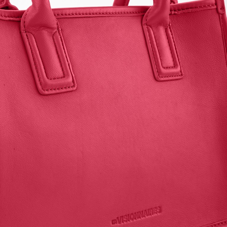 Tasche Soft Volume Lena Silky Leather Hot Pink, Farbe: rosa/pink, Marke: Les Visionnaires, EAN: 4262371042850, Abmessungen in cm: 28x34x15, Bild 4 von 4