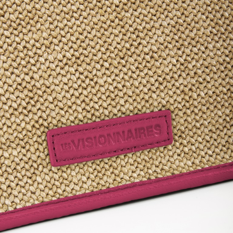 Handtasche Canvas Lena Hot Pink, Farbe: rosa/pink, Marke: Les Visionnaires, EAN: 4262371042911, Abmessungen in cm: 28x34x15, Bild 4 von 4