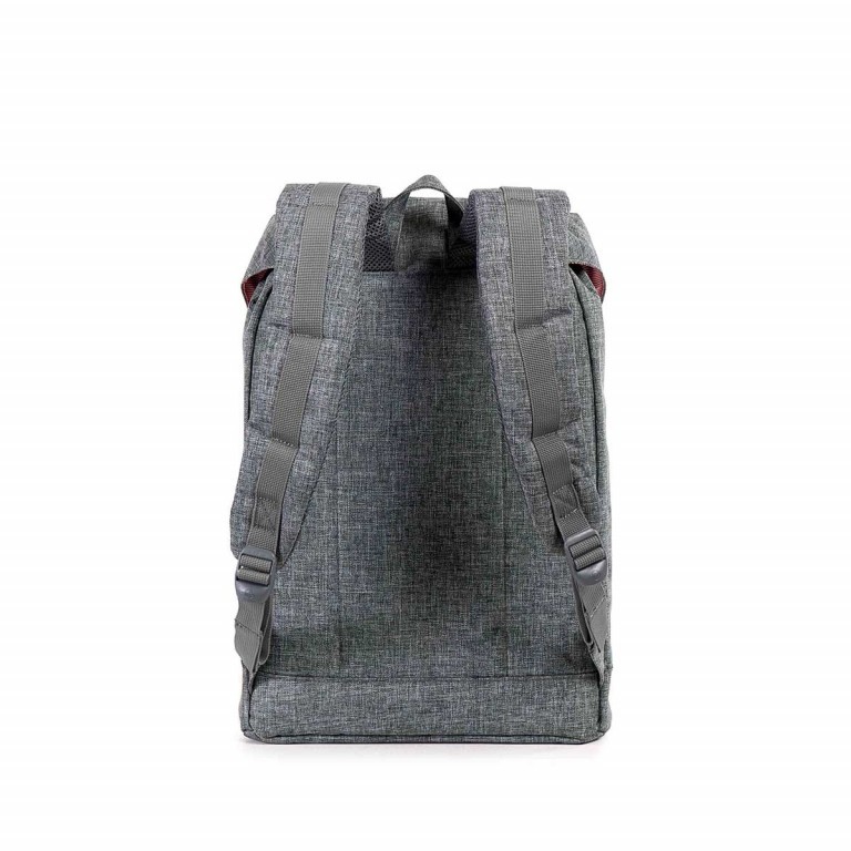 Rucksack Retreat Rubber Straps Volumen 18 Liter Raven Crosshatch Black Rubber, Farbe: grau, Marke: Herschel, EAN: 0828432092314, Abmessungen in cm: 34x46x12, Bild 2 von 5