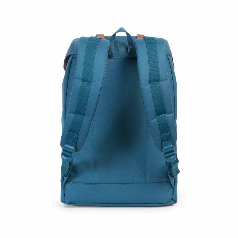 Rucksack Retreat Volumen 18 Liter Indian Teal Tan, Farbe: blau/petrol, Marke: Herschel, EAN: 0828432100736, Bild 4 von 5