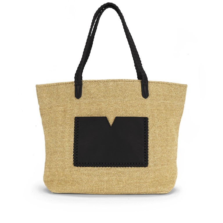 Tasche Canvas Nea Black Cream, Farbe: schwarz, Marke: Les Visionnaires, EAN: 4262371046704, Abmessungen in cm: 50x30x25, Bild 1 von 4
