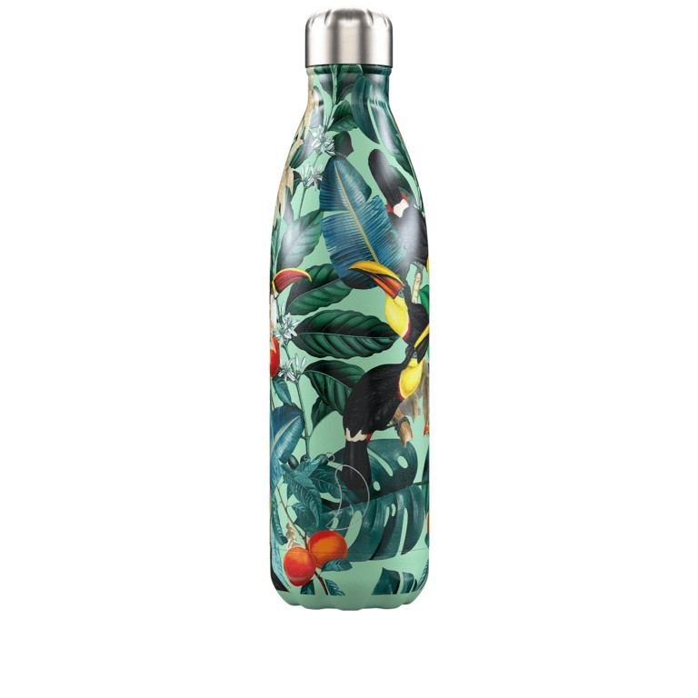 Trinkflasche Tropical Volumen 750 ml Tropical Toucan 3D, Farbe: grün/oliv, Marke: Chilly's Bottles, EAN: 0604947808363, Bild 1 von 1