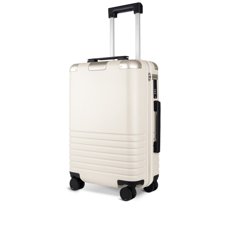 Koffer Heathrow Sandstone, Farbe: beige, Marke: Kapten & Son, EAN: 4251145217457, Abmessungen in cm: 38x55x20, Bild 2 von 9
