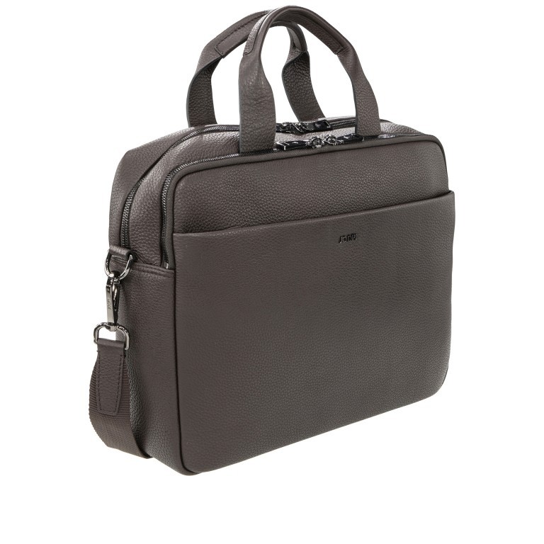 Aktentasche Cardona Pandion MHZ Dark Brown, Farbe: braun, Marke: Joop!, EAN: 4048835247555, Abmessungen in cm: 40x31x10, Bild 2 von 7
