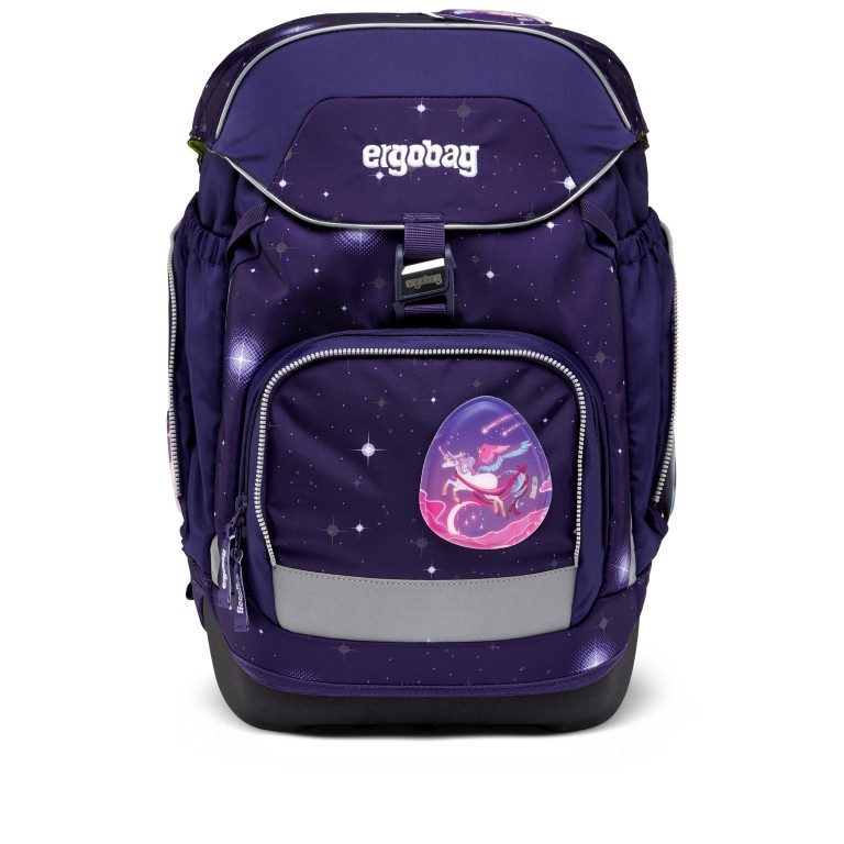 Schulranzen Pack Galaxy Glow Set 6-teilig Bärgasus, Farbe: flieder/lila, Marke: Ergobag, EAN: 4057081151356, Abmessungen in cm: 28x40x25, Bild 2 von 6