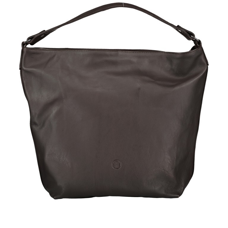 Beuteltasche Waxy Braun, Farbe: braun, Marke: Hausfelder Manufaktur, EAN: 4065646011564, Abmessungen in cm: 27x31x12.5, Bild 1 von 5