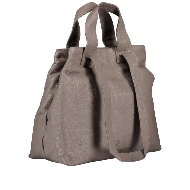 Tasche Taupe, Farbe: grau, Marke: Hausfelder Manufaktur, EAN: 4065646011090, Abmessungen in cm: 33.5x30x15, Bild 2 von 7