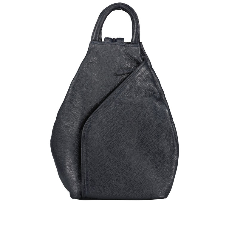 Rucksack Dunkelblau, Farbe: blau/petrol, Marke: Hausfelder Manufaktur, EAN: 4065646023895, Abmessungen in cm: 20x35x11, Bild 1 von 7