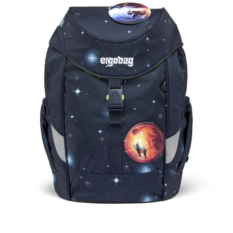 Kinderrucksack Mini Galaxy Glow KoBärnikus, Farbe: blau/petrol, Marke: Ergobag, EAN: 4057081179510, Abmessungen in cm: 22x35x22, Bild 2 von 7