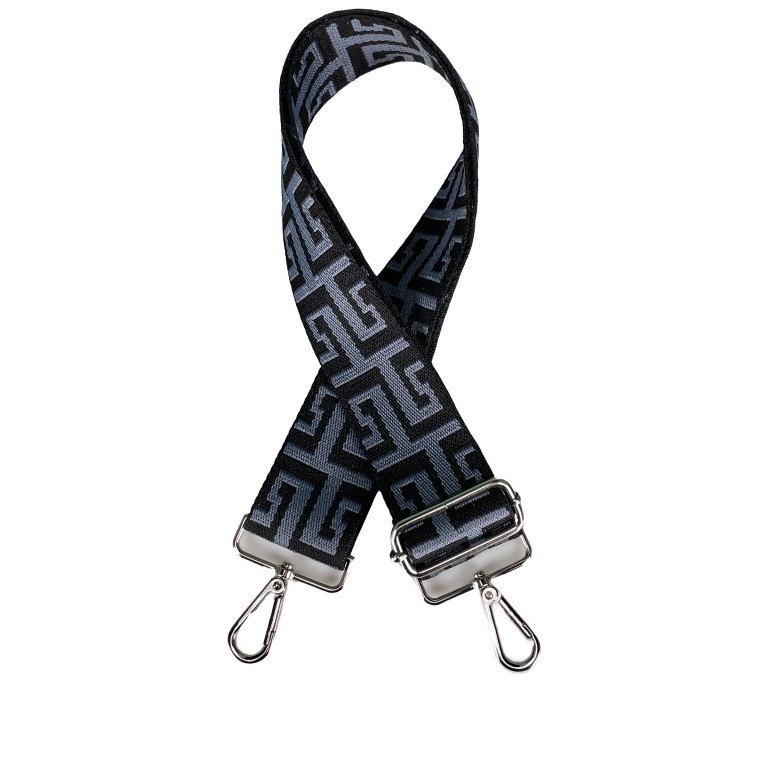Schulterriemen Borde Silberkarabiner Hellblau, Farbe: blau/petrol, Marke: Hausfelder Manufaktur, EAN: 4065646018556, Bild 1 von 2
