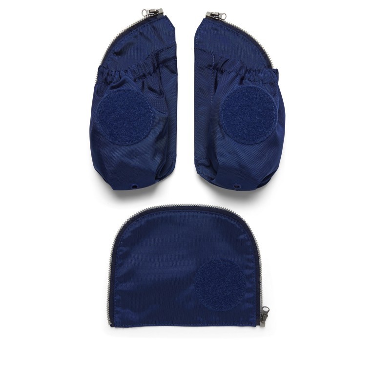 Sicherheitsset Universal Seitentaschen Zip-Set Blau, Farbe: blau/petrol, Marke: Ergobag, EAN: 4057081125333, Bild 1 von 3