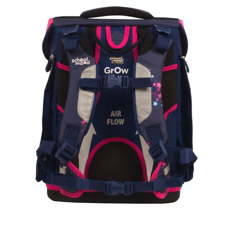 Schulranzen Hero Maxx Air+ 7-tlg. Leni, Farbe: flieder/lila, Marke: School Mood, EAN: 4260673272067, Abmessungen in cm: 30x38x22, Bild 6 von 9