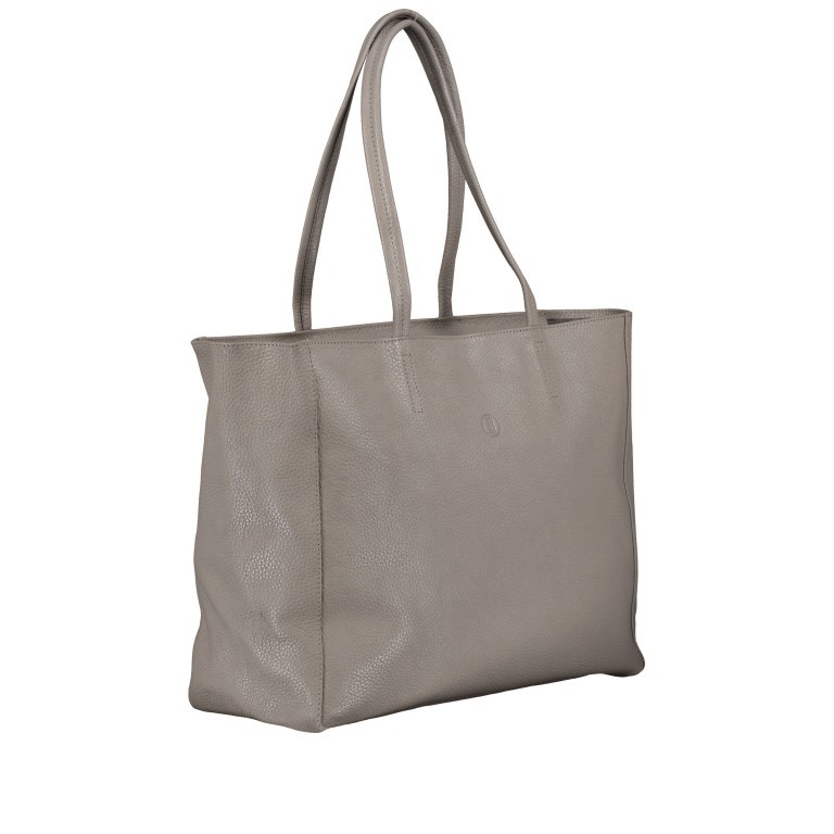 Shopper Grau, Farbe: grau, Marke: Hausfelder Manufaktur, EAN: 4065646011380, Abmessungen in cm: 36x30x14, Bild 2 von 5