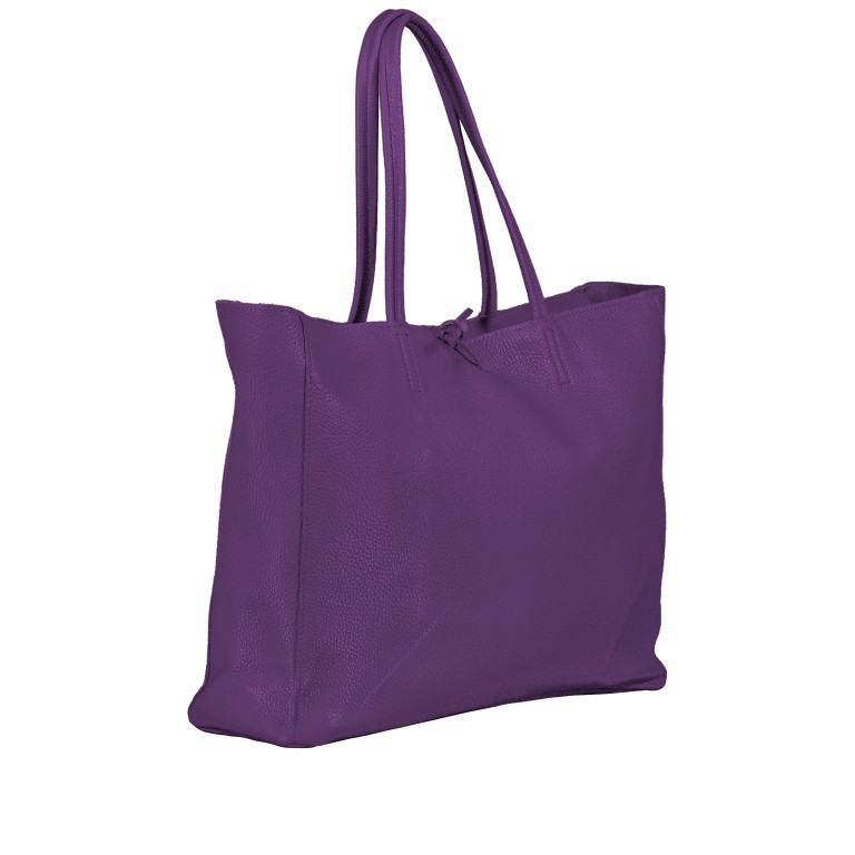 Shopper Dollaro Lila, Farbe: flieder/lila, Marke: Hausfelder Manufaktur, EAN: 4065646013452, Abmessungen in cm: 38x31.5x12, Bild 2 von 5