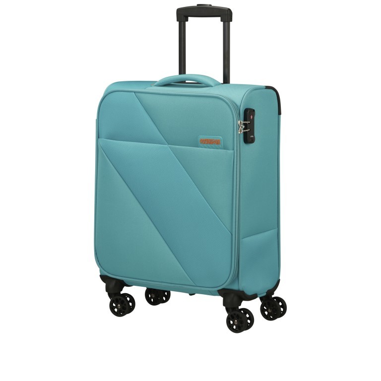 Koffer Sun Break Spinner 55 IATA-konform Blue, Farbe: grün/oliv, Marke: American Tourister, EAN: 5400520183460, Abmessungen in cm: 40x55x20, Bild 2 von 9