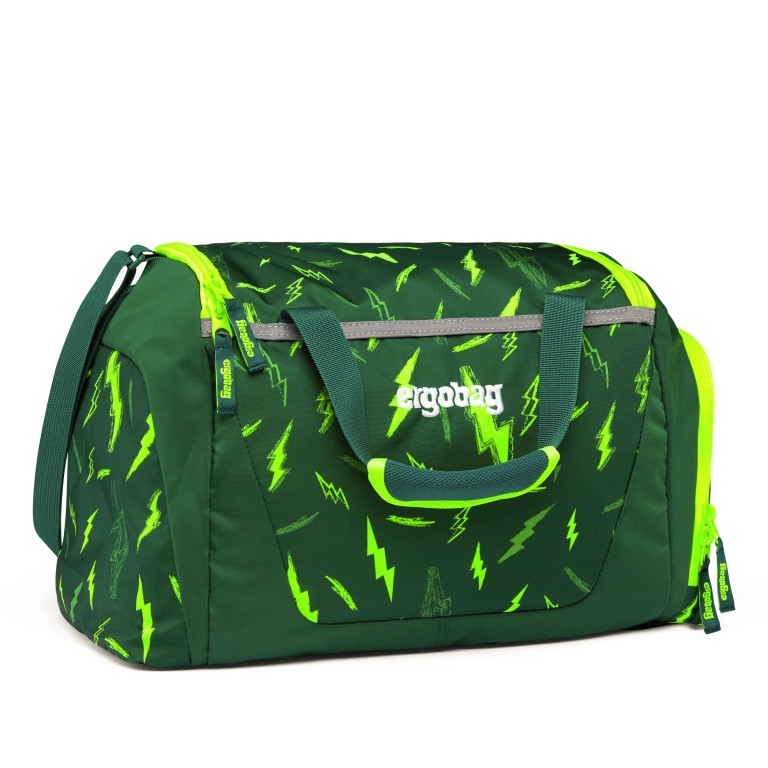 Sporttasche Lumi Bärtastisch, Farbe: grün/oliv, Marke: Ergobag, EAN: 4057081148097, Abmessungen in cm: 40x20x25, Bild 1 von 1