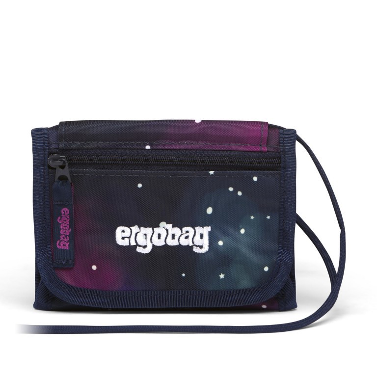 Brustbeutel Super Glow Bärlaxy, Farbe: blau/petrol, Marke: Ergobag, EAN: 4057081199563, Abmessungen in cm: 10.5x7x1, Bild 1 von 2