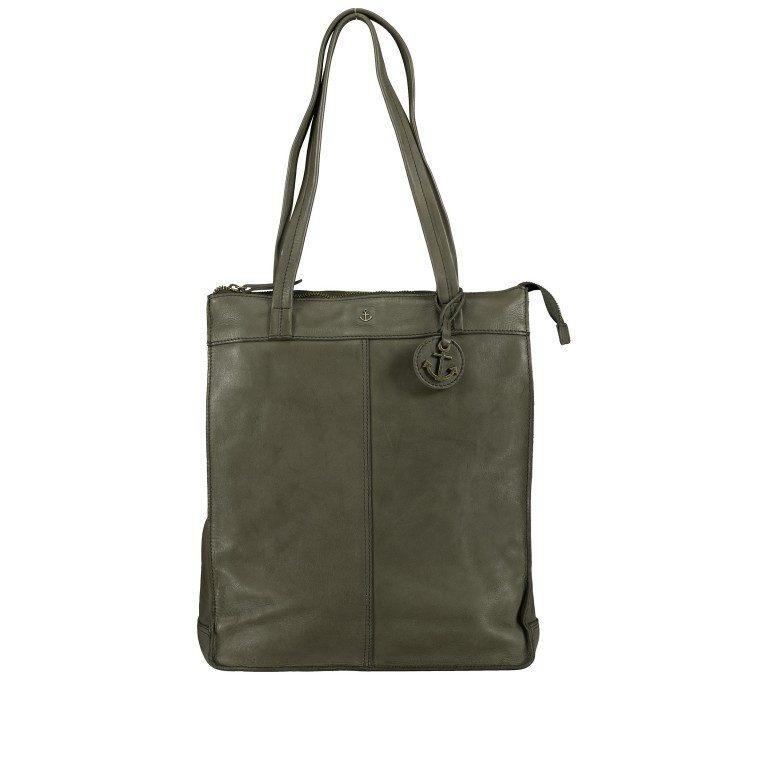 Rucksack / Shopper Anchor-Love Franka AL.10492 Forest Green, Farbe: grün/oliv, Marke: Harbour 2nd, EAN: 4046478062719, Abmessungen in cm: 30x36x10, Bild 1 von 7