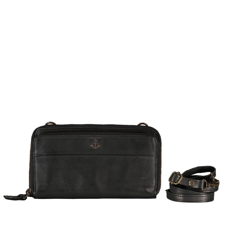 Geldbörse / Handytasche Anchor-Love Serena SL-13256 Dark Ash, Farbe: anthrazit, Marke: Harbour 2nd, EAN: 4046478063464, Abmessungen in cm: 19x11.5x3, Bild 1 von 6