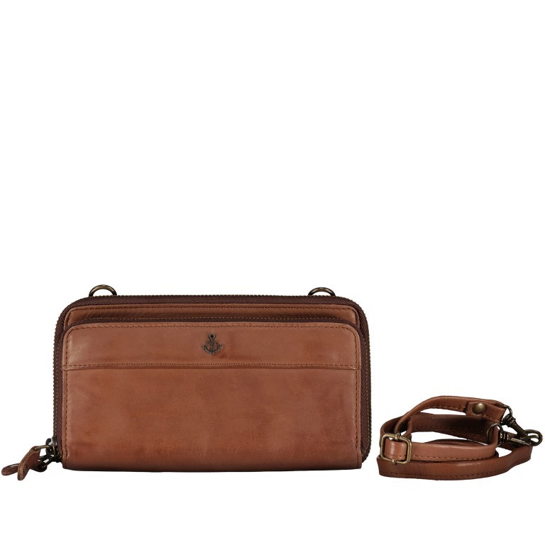 Geldbörse / Handytasche Anchor-Love Serena SL-13256 Charming Cognac, Farbe: cognac, Marke: Harbour 2nd, EAN: 4046478063471, Abmessungen in cm: 19x11.5x3, Bild 1 von 6