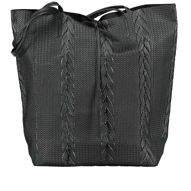 Shopper Schwarz, Farbe: schwarz, Marke: Hausfelder Manufaktur, EAN: 4065646013582, Abmessungen in cm: 29.5x37.5x13, Bild 1 von 5