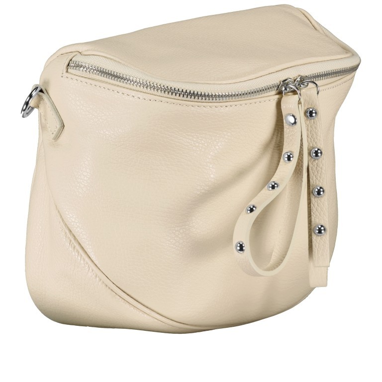 Gürteltasche Silberbeschlag Beige, Farbe: beige, Marke: Hausfelder Manufaktur, EAN: 4065646013636, Abmessungen in cm: 22x19x9, Bild 2 von 6