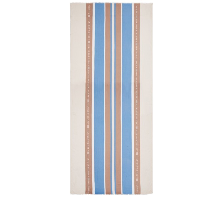 Schal Essential Scarf Sky Cloud, Farbe: blau/petrol, Marke: Tommy Hilfiger, EAN: 8720642667547, Bild 2 von 4