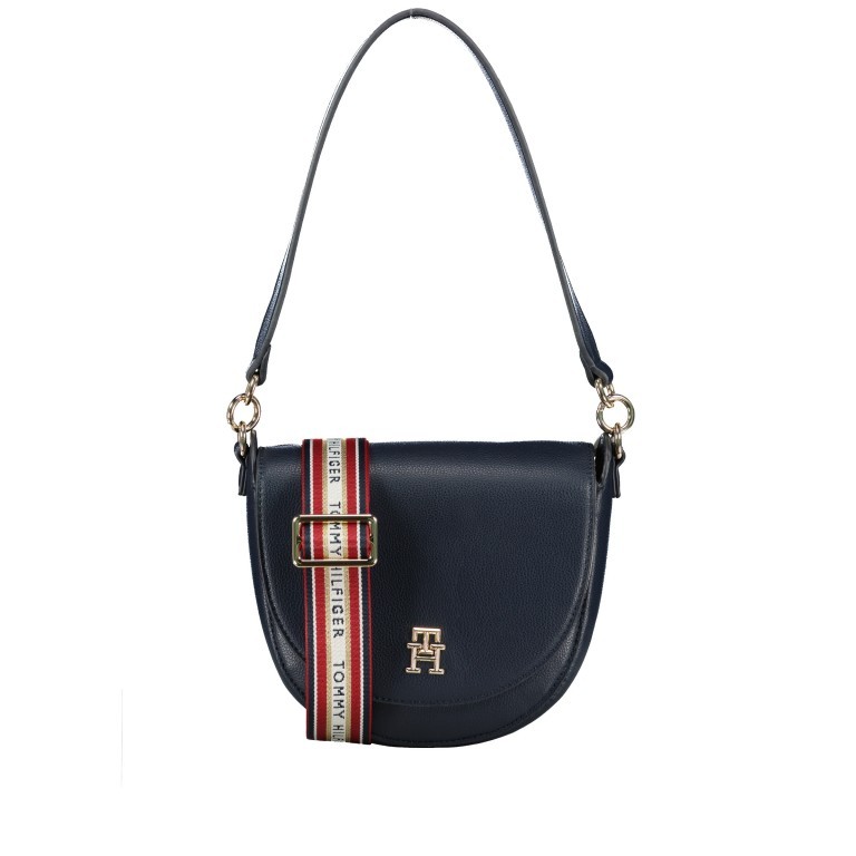 Tommy Hilfiger Umhängetasche Tommy Life Saddle Bag Space Blue