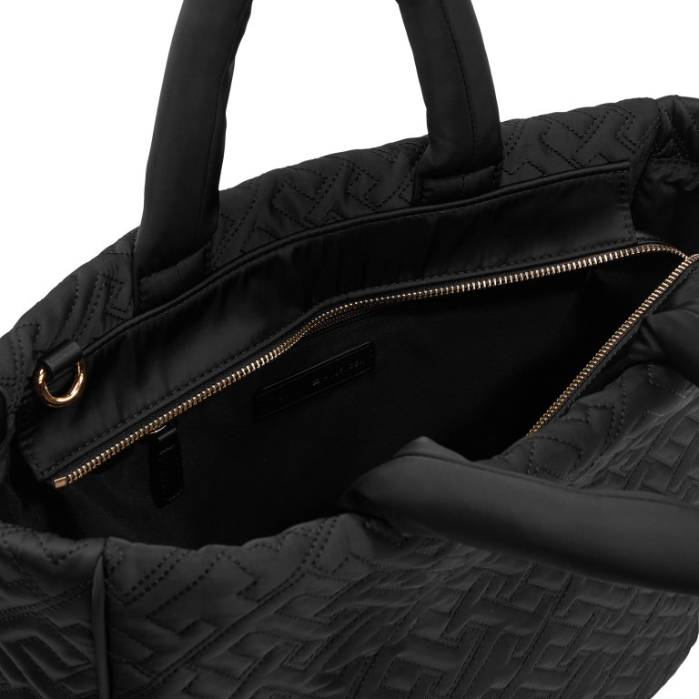 Handtasche Flow Tote Bag Black, Farbe: schwarz, Marke: Tommy Hilfiger, EAN: 8720642657357, Abmessungen in cm: 35x33x13, Bild 4 von 5