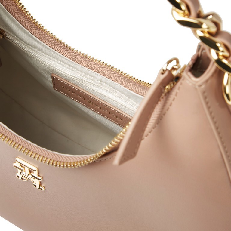 Beuteltasche Chic Shoulder Bag Oat Milk, Farbe: rosa/pink, Marke: Tommy Hilfiger, EAN: 8720642492804, Abmessungen in cm: 29x24x8, Bild 4 von 5