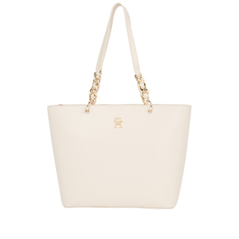 Shopper Chic Tote Bag Sugarcane, Farbe: beige, Marke: Tommy Hilfiger, EAN: 8720642491401, Abmessungen in cm: 35x25x14, Bild 1 von 5