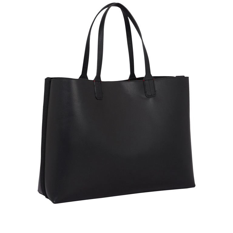Handtasche Iconic Tote Solid Black, Farbe: schwarz, Marke: Tommy Hilfiger, EAN: 8720642494266, Abmessungen in cm: 42x31.5x14, Bild 3 von 6