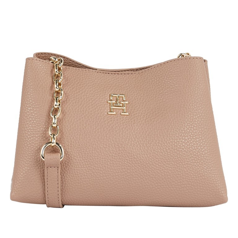 Umhängetasche Emblem Crossover Bag Oat Milk, Farbe: rosa/pink, Marke: Tommy Hilfiger, EAN: 8720642479508, Abmessungen in cm: 22x11x15, Bild 1 von 5