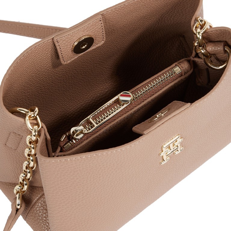 Umhängetasche Emblem Crossover Bag Oat Milk, Farbe: rosa/pink, Marke: Tommy Hilfiger, EAN: 8720642479508, Abmessungen in cm: 22x11x15, Bild 4 von 5