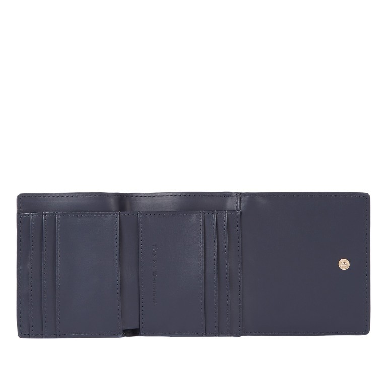 Geldbörse Plush Small Flap Wallet Space Blue, Farbe: blau/petrol, Marke: Tommy Hilfiger, EAN: 8720642623857, Abmessungen in cm: 11x9.5x3, Bild 3 von 3