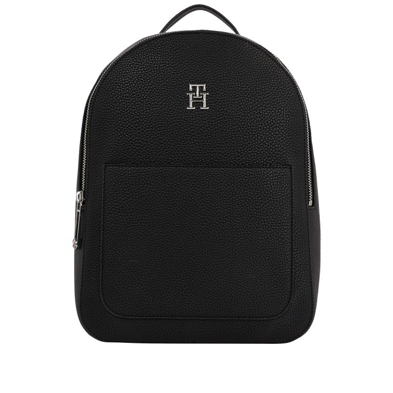 Rucksack Emblem Backpack Black, Farbe: schwarz, Marke: Tommy Hilfiger, EAN: 8720642477764, Abmessungen in cm: 23x32x11, Bild 1 von 5