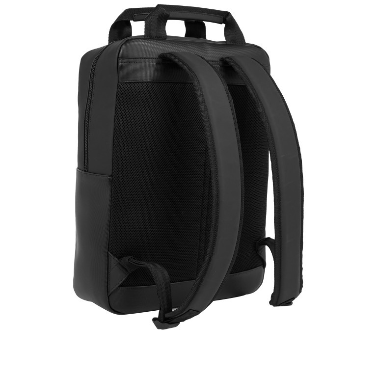 Rucksack Casual mit Laptopfach Black, Farbe: schwarz, Marke: Tommy Hilfiger, EAN: 8720642477023, Abmessungen in cm: 31x45x14, Bild 2 von 6