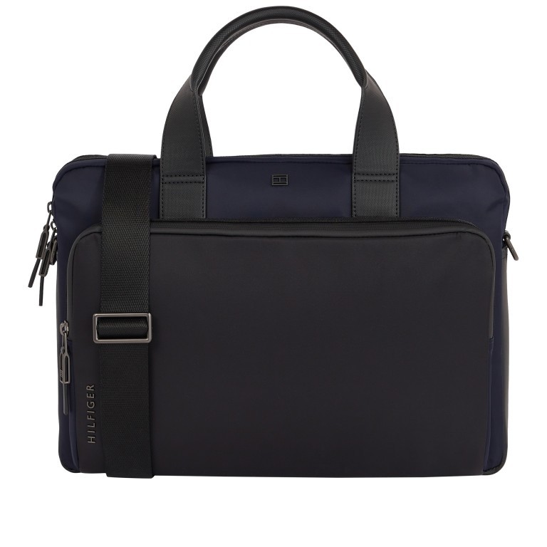 Aktentasche City Commuter Computer Bag mit Laptopfach 15 Zoll Space Blue, Farbe: blau/petrol, Marke: Tommy Hilfiger, EAN: 8720642662283, Abmessungen in cm: 40x28x6, Bild 1 von 8