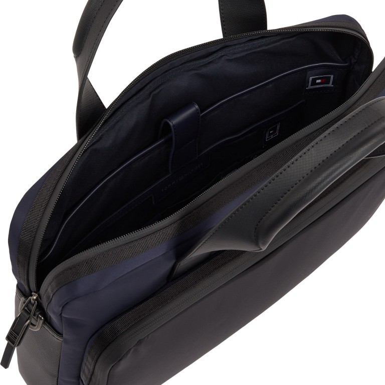 Aktentasche City Commuter Computer Bag mit Laptopfach 15 Zoll Space Blue, Farbe: blau/petrol, Marke: Tommy Hilfiger, EAN: 8720642662283, Abmessungen in cm: 40x28x6, Bild 6 von 8