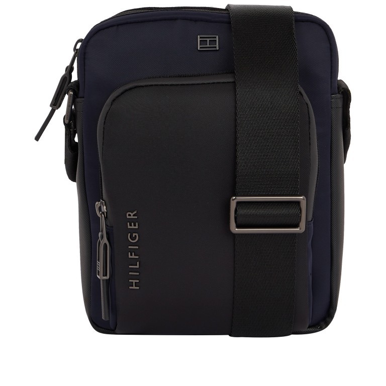 Umhängetasche City Commuter Reporter Bag Space Blue, Farbe: blau/petrol, Marke: Tommy Hilfiger, EAN: 8720642662047, Abmessungen in cm: 18x22x8, Bild 1 von 4