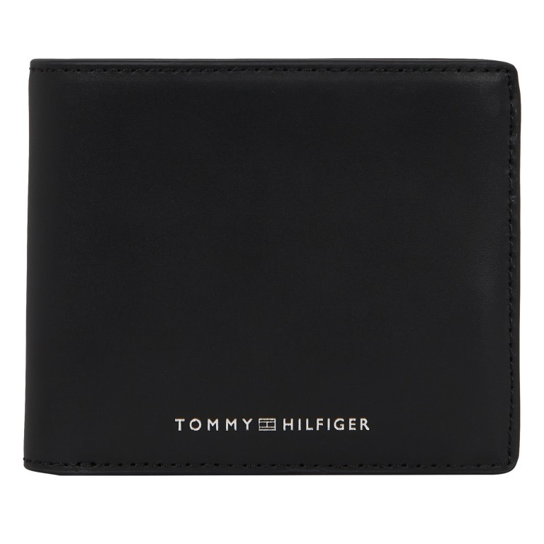 Geldbörse Modern Leather Credit Card and Coin Black, Farbe: schwarz, Marke: Tommy Hilfiger, EAN: 8720642614299, Abmessungen in cm: 11.5x9.5x2, Bild 1 von 3