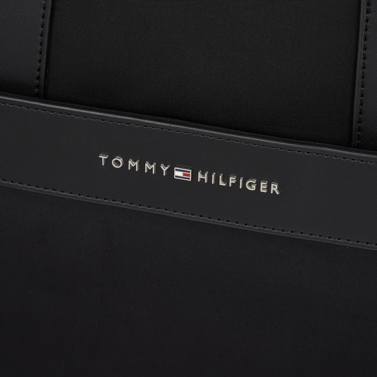 Aktentasche Urban Computer Bag mit Laptopfach 15 Zoll Black, Farbe: schwarz, Marke: Tommy Hilfiger, EAN: 8720642483567, Abmessungen in cm: 40x28x11, Bild 7 von 8