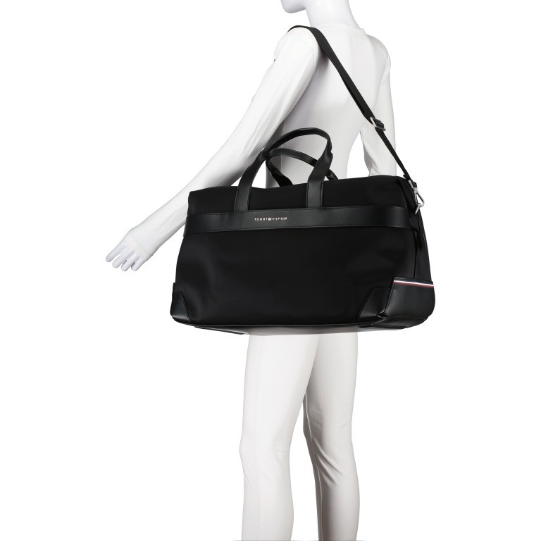 Reisetasche Urban Weekender Black, Farbe: schwarz, Marke: Tommy Hilfiger, EAN: 8720642474220, Abmessungen in cm: 50x30x23, Bild 4 von 7