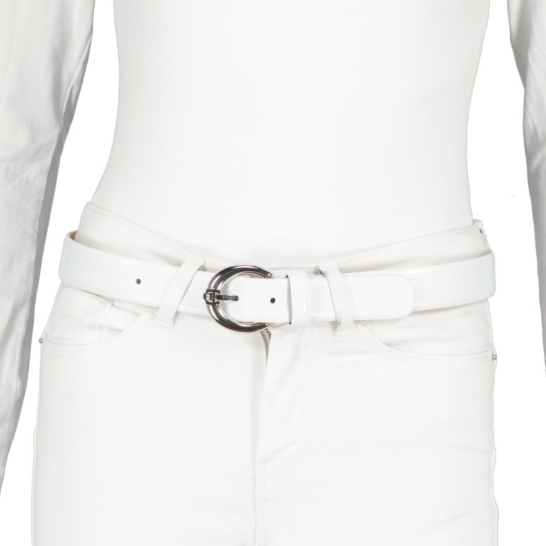 Gürtel Fashion Bundweite 90 CM White, Farbe: weiß, Marke: AIGNER, EAN: 4048392394501, Bild 2 von 2